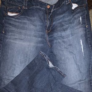 Straight leg jeans with Stretch